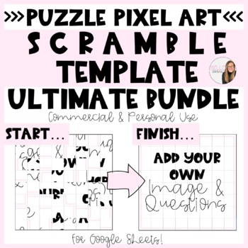 Preview of ULTIMATE Scramble Puzzle Pixel Art BUNDLE for Commercial and Personal Use