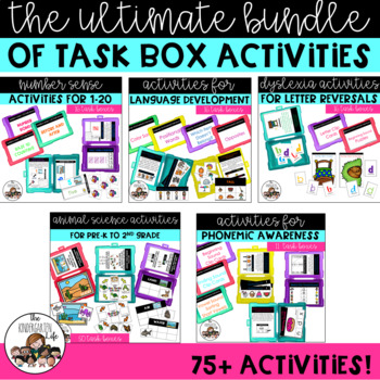 Preview of The ULTIMATE Task Box Activity Bundle {kindergarten and first}