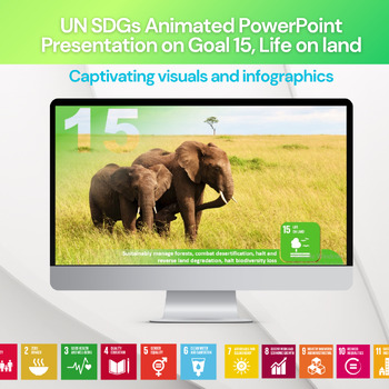 Preview of UN SDGs PowerPoint Animated Presentation on Goal 15 Life on Land