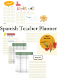 UNDATED Organized, Minimalist Spanish Teacher Planner