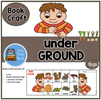 Under Ground Book Craft By Fun With Books Teachers Pay Teachers