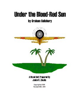 Preview of UNDER THE BLOOD RED SUN by Graham Salisbury Novel Study Unit