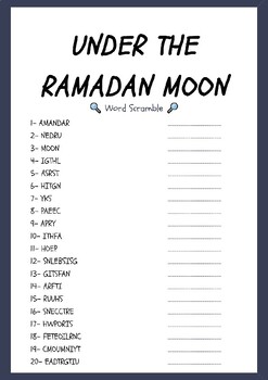 Under the ramadan moon TPT