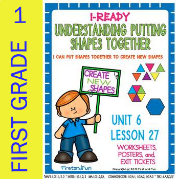 Preview of UNDERSTANDING PUTTING SHAPES TOGETHER UNIT 6 LESSON 27 MAFS COMMON CORE TEK