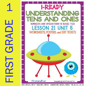 Preview of UNDERSTANDING TENS AND ONES UNIT 5 LESSON 21 MAFS COMMON CORE MGSE TEK i READY
