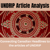 UNDRIP Article Analysis; NDW4M; Canadian Commitment to UNDRIP