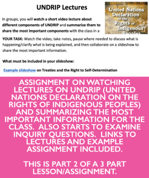 Preview of UNDRIP & Rights - Collaborative Lectures/Notes Practice - PART 2 - Indigenous