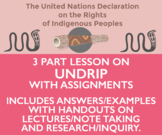 UNDRIP Research - Lectures/Notes, Inquiry Questions, Analy