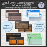 UNIT 1: (Digital) Wonders 2017 Grade 6 Workshop Book/ Clos