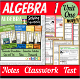 UNIT 1: Linear Expressions, Equations, & Inequalities (Sav