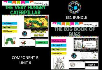 Preview of UNIT 6 ES1 BUNDLE -NSW DET Hungry Caterpillar, Big Book of Bugs.