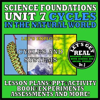Preview of UNIT 7: CYCLES IN THE NATURAL WORLD (Foundations Science Curriculum)