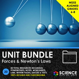 UNIT BUNDLE - Forces and Newton's Laws - Distance Learning