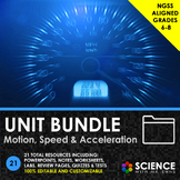 UNIT BUNDLE - Motion, Speed and Acceleration - Distance Learning
