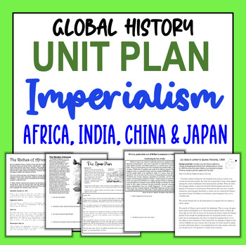 Preview of UNIT PLAN: Imperialism, Global History