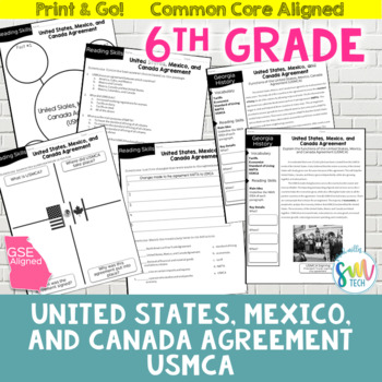 Preview of UNITED STATES-MEXICO-CANADA AGREEMENT (USMCA) Reading (SS6E2d, SS6E5d)