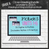 UNITS 1-6 Bundle: (Digital) Wonders 2017 Grade 6 Workshop 