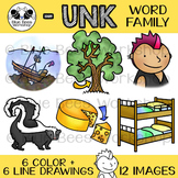 UNK Word Family Clip Art