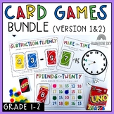 UNO BUNDLE - 1st Grade and 2nd Grade | Math Centre Games