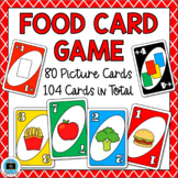 UNO Card Game | Food Vocabulary | ESL Activity | Printable 