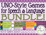 UNO-Style Speech & Language Games Mega Bundle