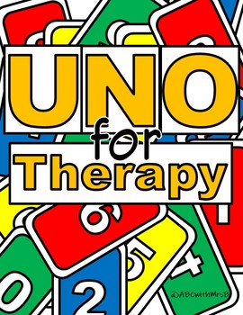 Preview of UNO for Therapy