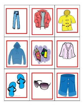 Spanish Game: Clothing/la ropa (ike UNO) by Jerry's Spanish Games and More