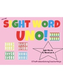 UNO like Sight Word Game - TC Word List A