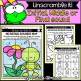 UNSCRAMBLE IT! {CVC INITIAL, MEDIAL, AND FINAL SOUNDS} {SPRING}