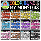 WHILE I DRAW My Monster Color Bundle (P4Clips Trioriginals