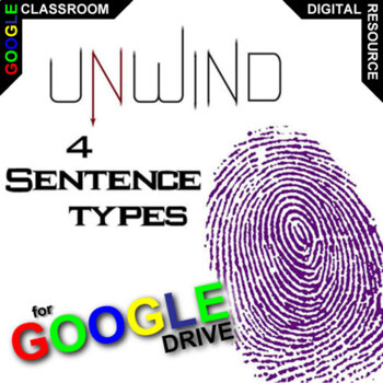 Preview of UNWIND Grammar Activity - Sentence Types - Simple Compound Complex DIGITAL