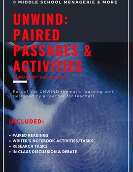 Preview of UNWIND: Paired Passages & Activities