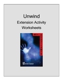 UNWIND (SCOTT WESTERFIELD) NOVEL EXTENSION ACTIVITY WORKSHEETS