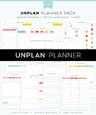 UNplan Undated Planner Calendar Printables