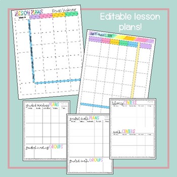 2020-2021 Editable Ultimate Teacher Planning Bundle by ...