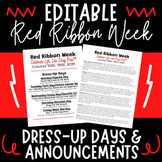 UPDATED! 2023 Editable Red Ribbon Week Morning Announcemen