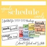 UPDATED Agenda Schedule Cards