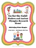 UPDATED Modern and Ancient Olympics Enrichment Menu for En