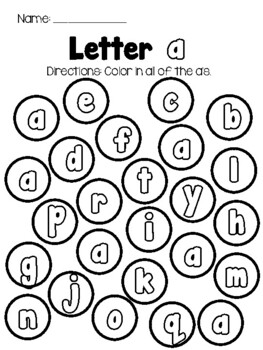 UPPER and LOWER case Alphabet Letter Recognition Practice | TpT