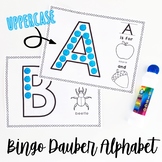 UPPERCASE Bingo Dauber Alphabet: for use with bingo dabber