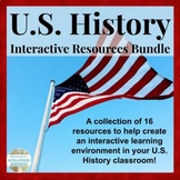 US 1 & 2 Interactive Resources Bundle for U.S. History