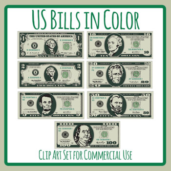 1 dollar bill clip art