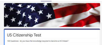 Preview of US Citizenship Test