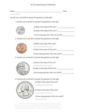 US Coin Identification Worksheet with Answer Key