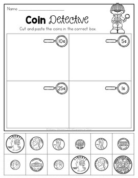 Coin Math Printables & Activities by Searching For Silver | TpT