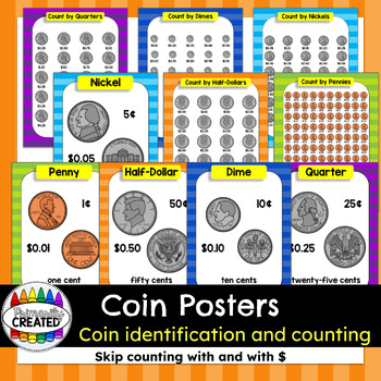 Preview of US Coin Posters {With Skip Counting Chart}