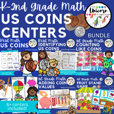 US Coins Centers BUNDLE | Kindergarten 1st & 2nd Grade | I