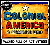 US Colonies Lesson Plan Bundle- Colonial America - 13 Colo