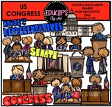 US Congress Clip Art Bundle {Educlips Clipart}