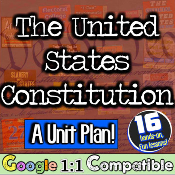 Preview of US Constitution Activities Lessons | Bill of Rights Articles of Confederation